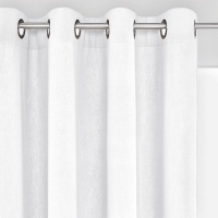 Штора Из льна и хлопка с люверсами Tama 260 x 150 см белый LA REDOUTE INTERIEURS  фото, kupilegko.ru